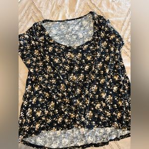 Floral long sleeve shirt